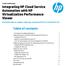 Integrating HP Cloud Service Automation with HP Virtualization Performance Viewer