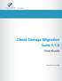 Cloud Storage Migration Suite 1.1.0
