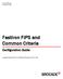 FastIron FIPS and Common Criteria