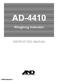 AD Weighing Indicator INSTRUCTION MANUAL 1WMPD A