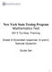 New York State Testing Program Mathematics Test