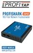 Package contents. 1 x ProfiShark 10G main unit 1 x USB key containing drivers, software and manual 1 x USB 3.0 cable 1 x Carrying pouch