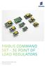PMBus command set - 3E Point of load regulators. Application note 302. Ericsson Power Modules