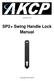 SP2+ Swing Handle Lock Manual