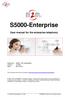S5000-Enterprise. User manual for the enterprise telephony