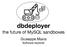 dbdeployer the future of MySQL sandboxes Giuseppe Maxia Software explorer