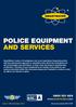 POLICE EQUIPMENT AND SERVICES