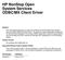 HP NonStop Open System Services ODBC/MX Client Driver