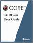 COREsim User Guide Vitech Corporation