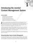 Introducing the Joomla! Content Management System