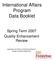 International Affairs Program Data Booklet