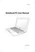 E7165. Notebook PC User Manual