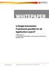 WHITEPAPER. Is Single Automation Framework possible for all Application Layers?