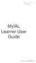 MyIAL Learner User Guide