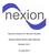Payment Solutions for Service Providers. Nexion Stand Alone User Manual. Version 3.6.1