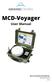 MCD-Voyager. User Manual. MCD-VOYAGER USER MANUAL Ground Control v1.3