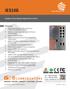 ies10g Features Intelligent 10 Port Managed Gigabit Ethernet Switch Tel: Fax: