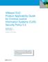 VMware EUC Product Applicability Guide for Criminal Justice Information Systems (CJIS) Security Policy 5.3