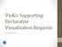 VisKo: Supporting Declarative Visualization Requests