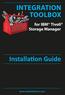 INTEGRATION TOOLBOX. Installation Guide. for IBM Tivoli Storage Manager.