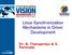 Linux Synchronization Mechanisms in Driver Development. Dr. B. Thangaraju & S. Parimala