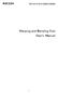 RICOH PJ KU12000/LU8000. Warping and Blending Tool User s Manual