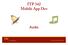 ITP 342 Mobile App Dev. Audio