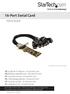 16-Port Serial Card PEX16S550LP