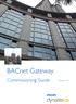 BACnet Gateway. Commissioning Guide Version 1.1