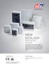 NEw ECoLogy. IP65 Distribution enclosures. Certifications. Product range