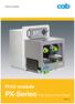 PRODUCT MARKING. Print module. PX-Series The Executive Class. Edition 5