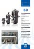 SUCTION FILTERS. PRESSURE (ISO :2002) Collapse, differential for the fi lter element (ISO 2941): 1 MPa (10 bar)