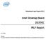 Intel Desktop Board DG35EC. MLP Report. Motherboard Logo Program (MLP) 6/17/2008