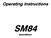 Operating Instructions SM84. SpeechMaster