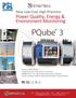 PQube. Power Quality, Energy & Environment Monitoring. New Low-Cost, High-Precision