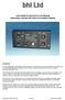 bhi Ltd User Guide for bhi Dual In-Line Module stereo/dual channel DSP Noise Cancellation Module