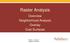 Raster Analysis. Overview Neighborhood Analysis Overlay Cost Surfaces. Arthur J. Lembo, Jr. Salisbury University