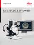 Leica DFC295 & DFC290 HD. Microscope Cameras for Efficient and Comfortable Documentation