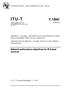 ITU-T Y Network performance objectives for IP-based services
