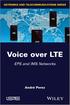 Voice over LTE. EPS and IMS Networks. André Perez