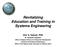 Revitalizing Education and Training in Systems Engineering