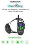 USER MANUAL. 330 Yards 100% Waterproof & Rechargeable Dog Training Collar with Remote