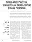 DIVERGE-MERGE PROCESSOR: GENERALIZED AND ENERGY-EFFICIENT DYNAMIC PREDICATION