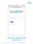 Clairity Pro Mobile App User Guide