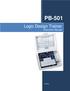 PB-501. Logic Design Trainer Instruction Manual