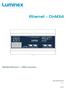 Ethernet - DinMX4. DIN Rail Ethernet <> DMX converter. Operating Manual V English