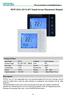 HTW-IZ12-24V-0-10V Touch Screen Thermostat Manual