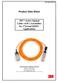 Product Data Sheet. 3M Active Optical Cable (AOC) Assemblies for CX4 and QSFP+ Applications