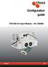 Configuration guide. TDH 800 AV Input Module Art A