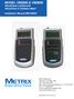 MODEL VM2800 & VM3800 VibraCheck Limited and VibraCheck II Vibration Meter